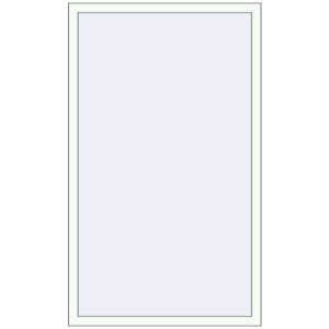 Buy Tilt-and-Turn 1020x1720 mm REHAU OPTIMUM EURO-DESIGN 70 RAL 9016 Traffic white two-sided