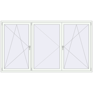Buy Tilt-and-Turn 2640x1480 mm KORSA BRILLANT DESIGN