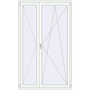 Buy Tilt-and-Turn 1280x2130 mm KORSA OPTIMUM REHAU EURO 70
