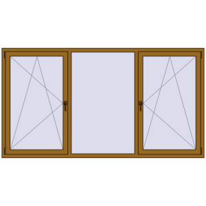 Buy Tilt-and-Turn 2470x1340 mm KORSA ENERGY-SAVING REHAU SYNEGO MD
