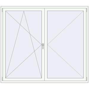 Zamów teraz Okna skrzydłowe 1900x1665 mm KORSA OPTIMUM REHAU EURO 70