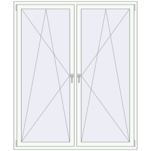 Buy Tilt-and-Turn 1650x1980 mm KORSA OPTIMUM REHAU EURO 70