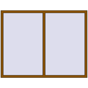 Okno plastikowe 1800x1400 mm Dwuskrzydłowe. Widok od środka Zamów teraz Okna skrzydłowe 1800x1400 mm KORSA BRILLANT DESIGN GOLDEN OAK dwustronny