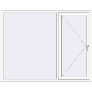 Buy Tilt-and-Turn 1900x1500 mm KORSA ENERGY-SAVING REHAU SYNEGO MD