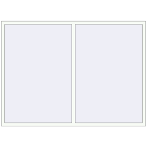 Buy Tilt-and-Turn 2200x1600 mm REHAU OPTIMUM EURO-DESIGN 70 RAL 9016 Traffic white two-sided