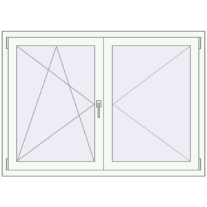 Buy Tilt-and-Turn 1400x1000 mm KORSA ENERGY-SAVING REHAU SYNEGO MD