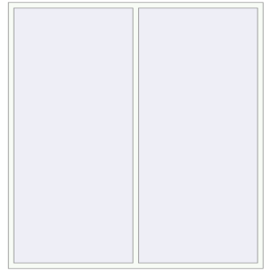 Buy Tilt-and-Turn 2300x2400 mm REHAU OPTIMUM EURO-DESIGN 70 RAL 9016 Traffic white two-sided