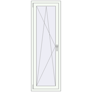 Zamów teraz Okna skrzydłowe 600x1650 mm CLASICTHERM 70 RAL 9016 Biały dwustronny