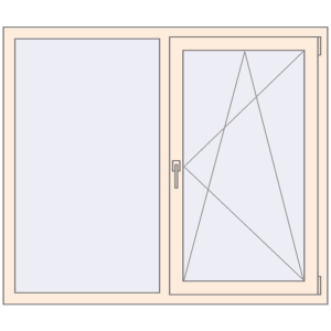 Buy Tilt-and-Turn 1396x1193 mm KORSA OPTIMUM REHAU EURO 70