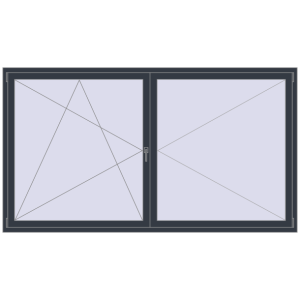 Zamów teraz Okna skrzydłowe 2500x1400 mm KORSA ENERGY-SAVING REHAU SYNEGO MD