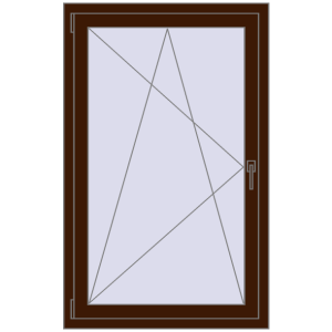 Zamów teraz Okna skrzydłowe 900x1400 mm CLASICTHERM 70 MAHAGON_SAPELI dwustronny