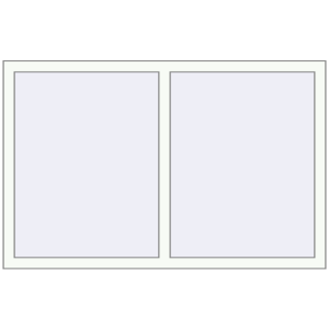 Buy Tilt-and-Turn 1460x940 mm REHAU OPTIMUM EURO-DESIGN 70 RAL 9016 Traffic white two-sided