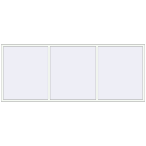 Buy Tilt-and-Turn 3500x1400 mm REHAU OPTIMUM EURO-DESIGN 70 RAL 9016 Traffic white two-sided