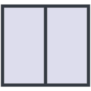 Buy Tilt-and-Turn 1395x1285 mm REHAU ENERGY-SAVING SYNEGO MD ANTHRACITE_GREY_STRUKTURAL two-sided