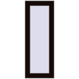 Zamów teraz Okna skrzydłowe 300x800 mm REHAU OPTIMUM EURO-DESIGN 70 BLACK_BROWN dwustronny