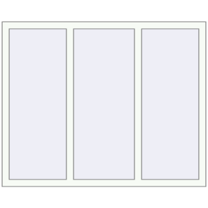 Buy Tilt-and-Turn 1450x1170 mm REHAU OPTIMUM EURO-DESIGN 70 RAL 9016 Traffic white two-sided
