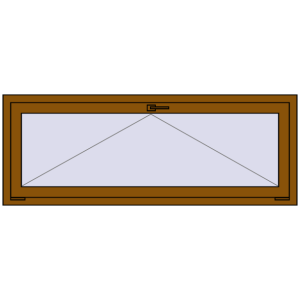 Buy Tilt-and-Turn 1600x600 mm REHAU OPTIMUM EURO-DESIGN 70 GOLDEN OAK two-sided