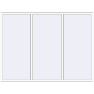 Buy Tilt-and-Turn 2400x1800 mm KORSA BRILLANT DESIGN RAL 9016 Traffic white two-sided