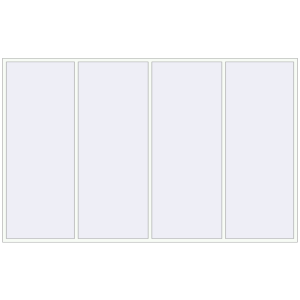 Zamów teraz Okna skrzydłowe 4000x2500 mm ALU STANDARD 72 RAL 9016 Traffic white dwustronny