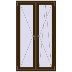 Buy Tilt-and-Turn 980x1750 mm KORSA OPTIMUM REHAU EURO 70