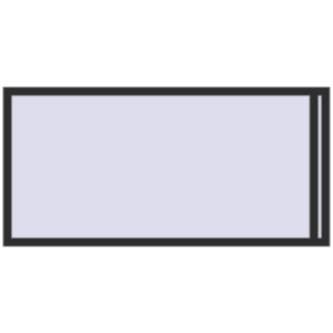 Zamów teraz Okna skrzydłowe 1950x950 mm REHAU OPTIMUM EURO-DESIGN 70 ANTHRACITE_GREY_GLATT dwustronny