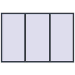 Buy Tilt-and-Turn 2200x1490 mm REHAU ENERGY-SAVING SYNEGO MD ANTHRACITE_GREY_STRUKTURAL two-sided