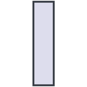 Buy Tilt-and-Turn 600x2300 mm REHAU OPTIMUM EURO-DESIGN 70 ANTHRACITE_GREY_STRUKTURAL two-sided