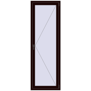Buy Tilt-and-Turn 700x2100 mm REHAU OPTIMUM EURO-DESIGN 70 CHOCOLATE_BROWN two-sided