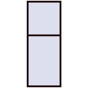 Buy Tilt-and-Turn 1000x2500 mm REHAU OPTIMUM EURO-DESIGN 70 CHOCOLATE_BROWN two-sided