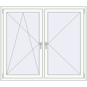 Zamów teraz Okna skrzydłowe 1520x1300 mm KORSA BRILLANT DESIGN