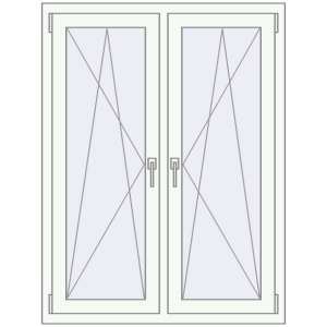 Zamów teraz Okna skrzydłowe 1020x1325 mm REHAU ENERGY-SAVING SYNEGO MD BASALT_GREY zewnętrzny