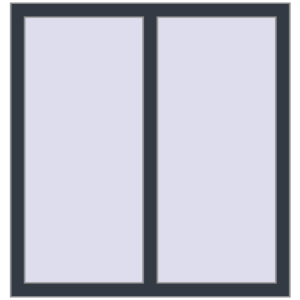Buy Tilt-and-Turn 1000x1052 mm REHAU OPTIMUM EURO-DESIGN 70 ANTHRACITE_GREY_STRUKTURAL two-sided