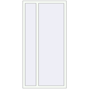 Buy Tilt-and-Turn 900x1800 mm REHAU OPTIMUM EURO-DESIGN 70 RAL 9016 Traffic white two-sided