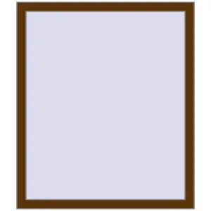 Okno plastikowe 960x1116 mm Jednoskrzydłowe. Widok od środka Zamów teraz Okna rozwierne 960x1116 mm EPSILON OPTIMA WALNUT dwustronny