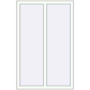 Buy Tilt-and-Turn 900x1400 mm REHAU ENERGY-SAVING SYNEGO MD RAL 9016 Traffic white two-sided