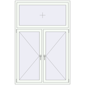 Buy Tilt-and-Turn 1310x1980 mm KORSA RENOVATION REHAU EURO 70