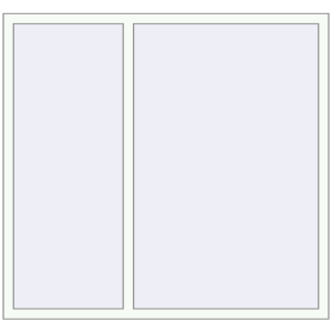 Buy Tilt-and-Turn 1600x1500 mm REHAU OPTIMUM EURO-DESIGN 70 RAL 9016 Traffic white two-sided