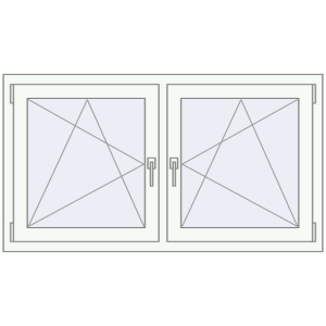 Zamów teraz Okna skrzydłowe 1335x725 mm REHAU ENERGY-SAVING SYNEGO MD DARK_OAK zewnętrzny