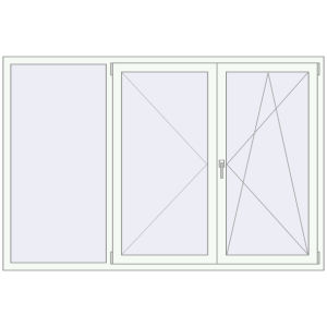 Buy Tilt-and-Turn 2100x1400 mm KORSA OPTIMUM REHAU EURO 70