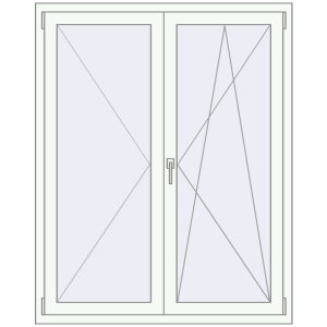 Buy Tilt-and-Turn 1200x1500 mm KORSA RENOVATION REHAU EURO 70