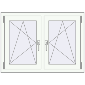 Zamów teraz Okna skrzydłowe 1020x740 mm REHAU ENERGY-SAVING SYNEGO MD BASALT_GREY zewnętrzny