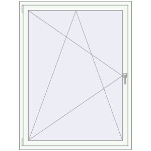 Zamów teraz Okna skrzydłowe 1300x1700 mm CLASICTHERM 70 MAHAGON_SAPELI zewnętrzny