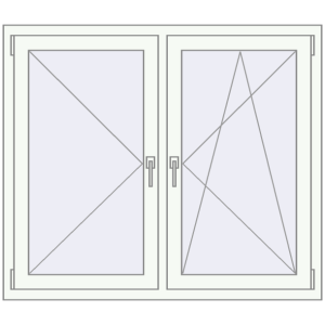 Buy Tilt-and-Turn 1263x1090 mm KORSA RENOVATION REHAU EURO 70