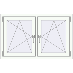 Zamów teraz Okna skrzydłowe 1215x740 mm REHAU ENERGY-SAVING SYNEGO MD BASALT_GREY zewnętrzny