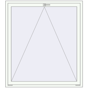Buy Tilt-and-Turn 1340x1500 mm REHAU ENERGY-SAVING SYNEGO MD RAL 9016 Traffic white two-sided