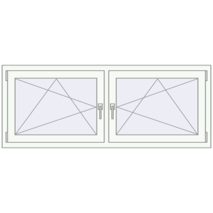 Zamów teraz Okna skrzydłowe 1605x635 mm REHAU ENERGY-SAVING SYNEGO MD DARK_OAK zewnętrzny