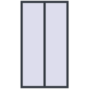 Buy Tilt-and-Turn 1100x2000 mm REHAU ENERGY-SAVING SYNEGO MD ANTHRACITE_GREY_STRUKTURAL two-sided