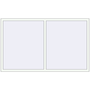 Buy Tilt-and-Turn 2000x1200 mm ALU STANDARD 72 RAL 9016 Traffic white two-sided