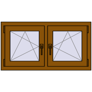 Zamów teraz Okna skrzydłowe 990x545 mm REHAU OPTIMUM EURO-DESIGN 70 GOLDEN OAK dwustronny