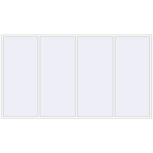 Buy Tilt-and-Turn 4000x2230 mm KORSA BRILLANT DESIGN